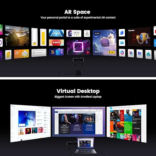 AR Glasses (+ Adapter to connect with your devices)