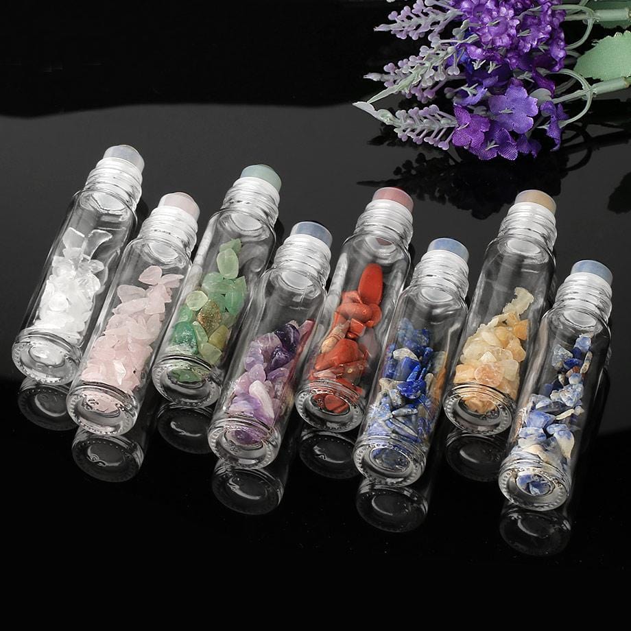 Crystal roller bottles for Essential Oils