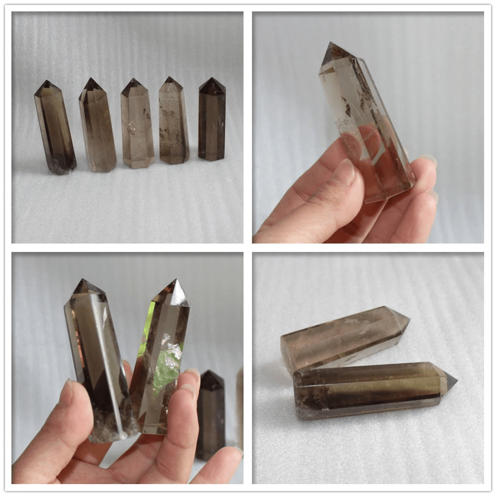 10 Natural Crystal points collection