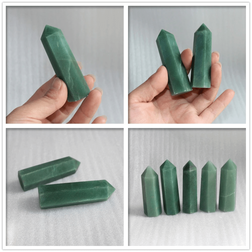 10 Natural Crystal points collection