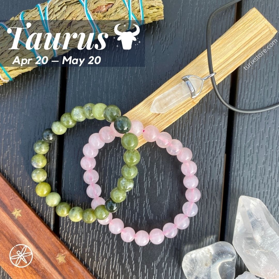 Taurus Zodiac Crystal jewelry set