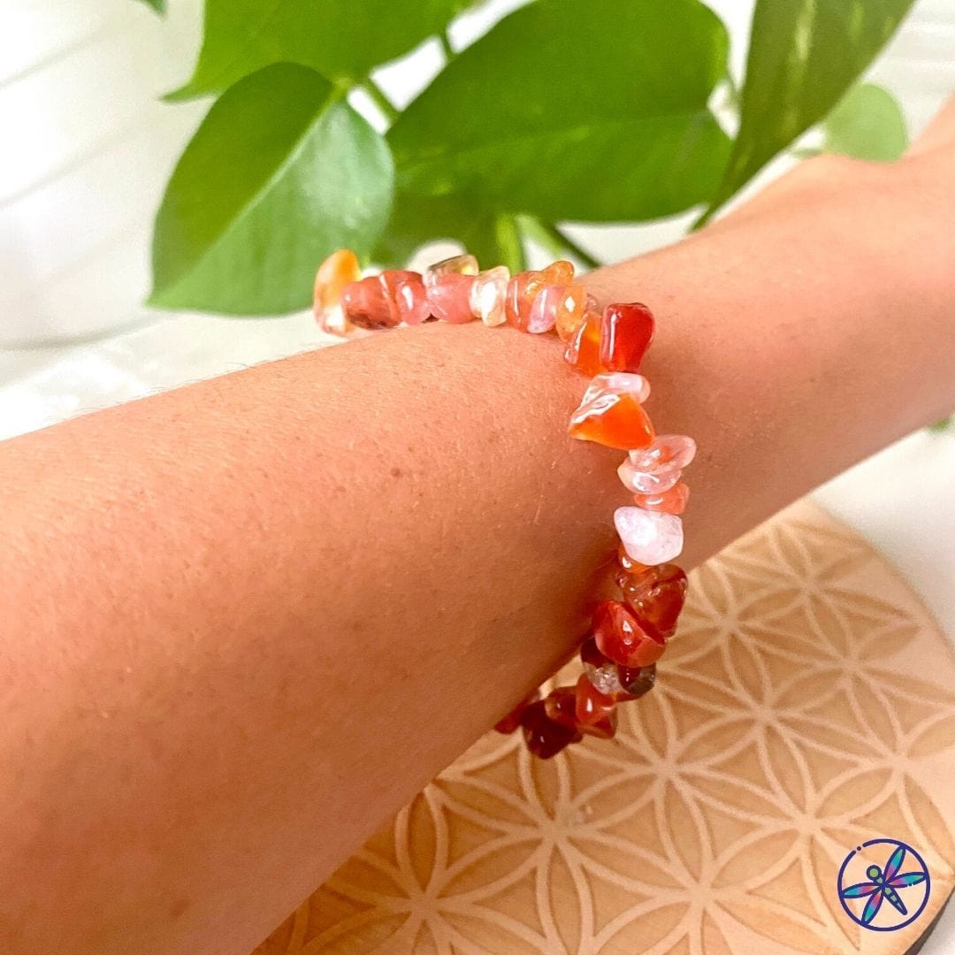 Carnelian Chips Bracelet