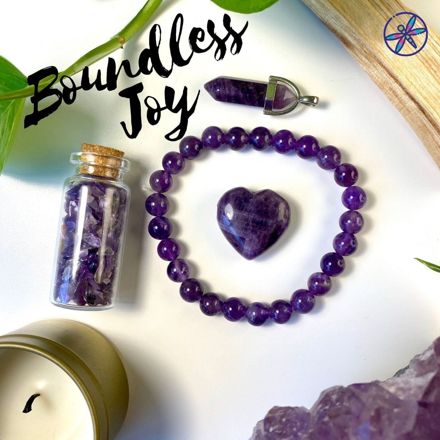 Amethyst Crystal Gift Pack - Boundless Joy