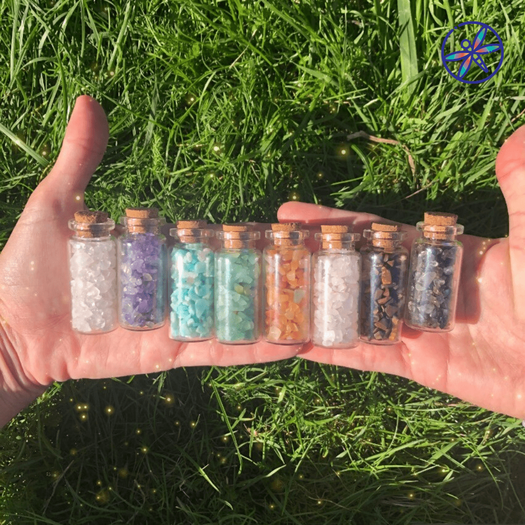 Single Crystal Fairy Bottle