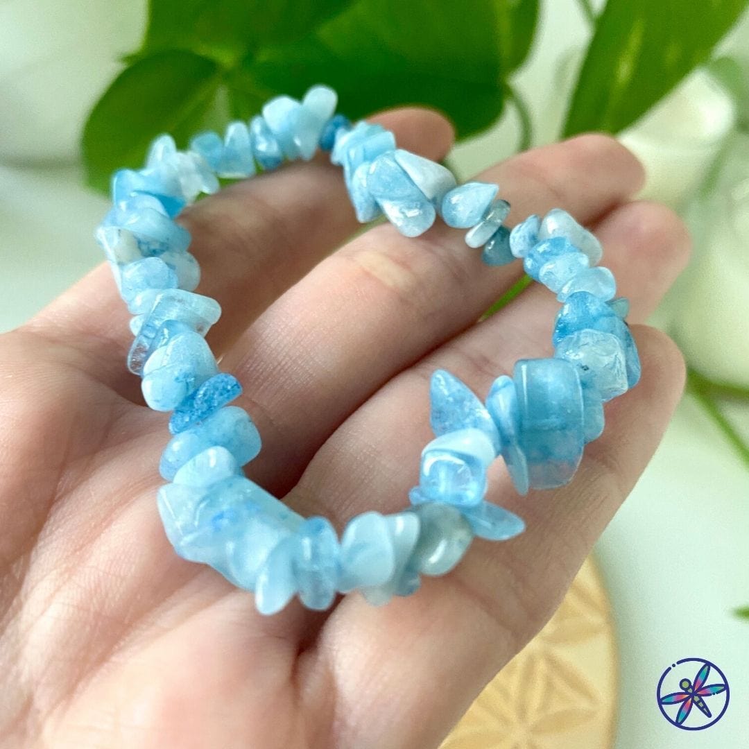 Aquamarine Chips Bracelet