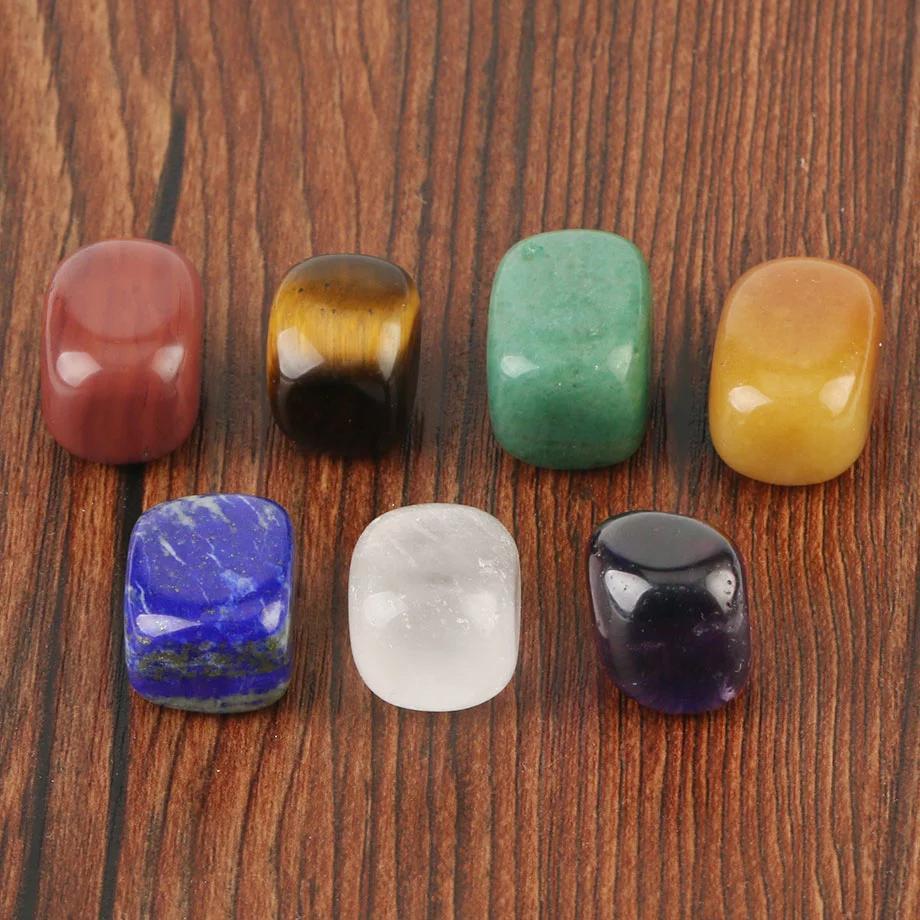 7 Chakras Crystal Tumbles Set + Gift box