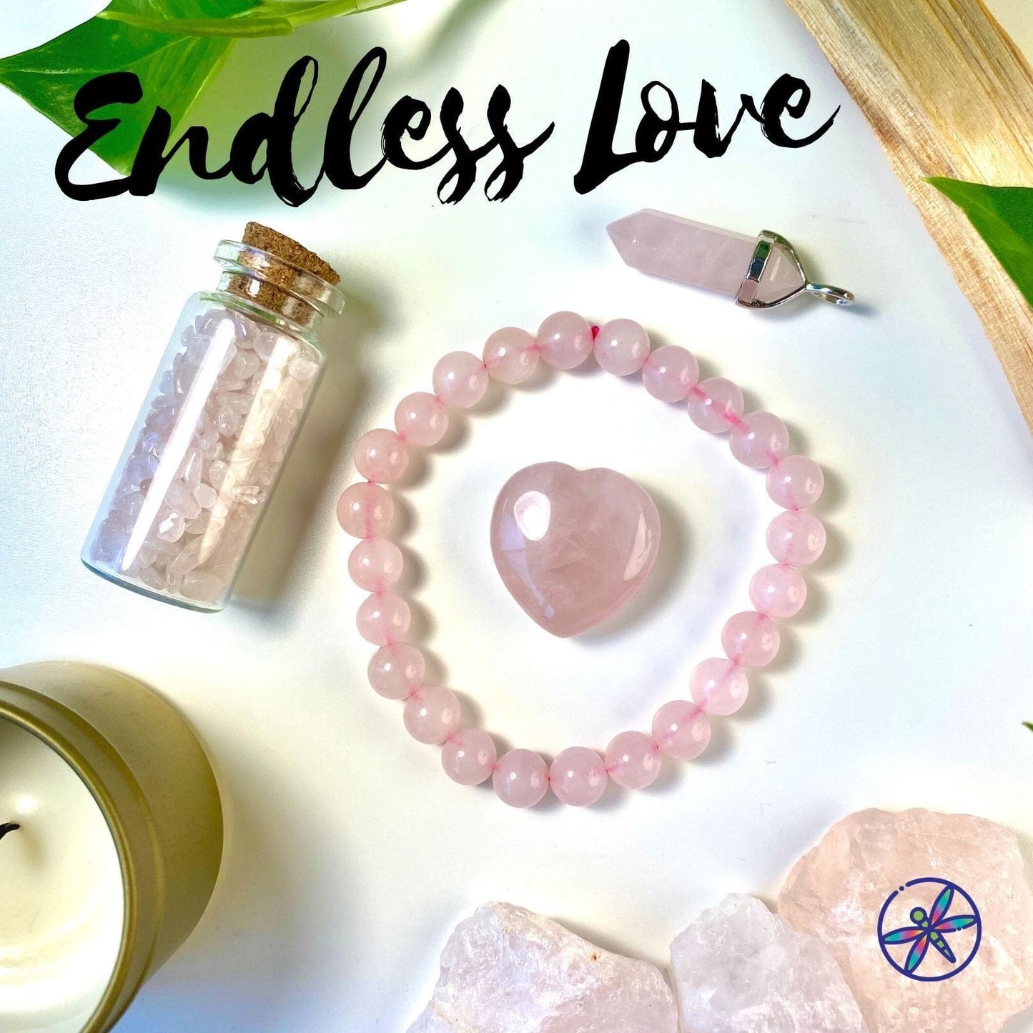 Rose Quartz Crystal Gift Pack - Endless Love