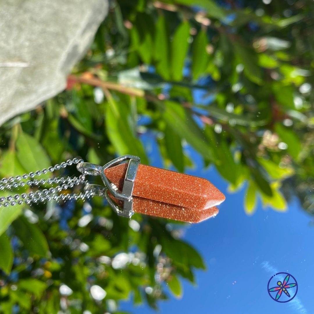 Goldstone & Blue Goldstone Pendant