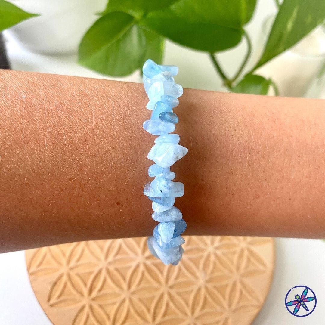 Aquamarine Chips Bracelet