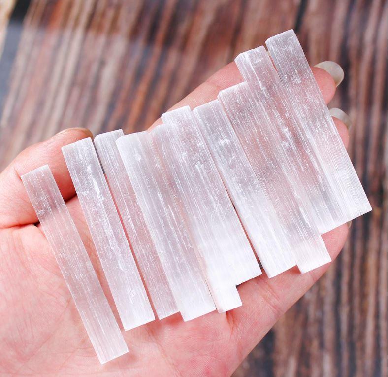 Selenite sticks set