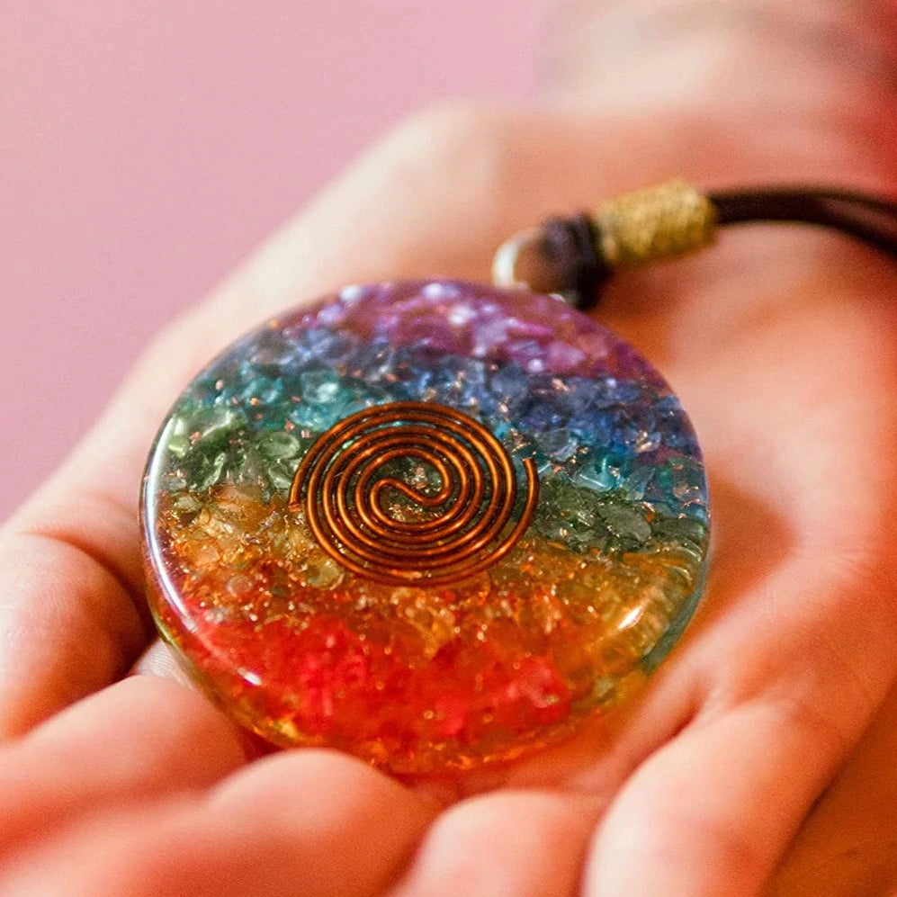 Powerful Sacred Healing Orgone Chakra Necklace