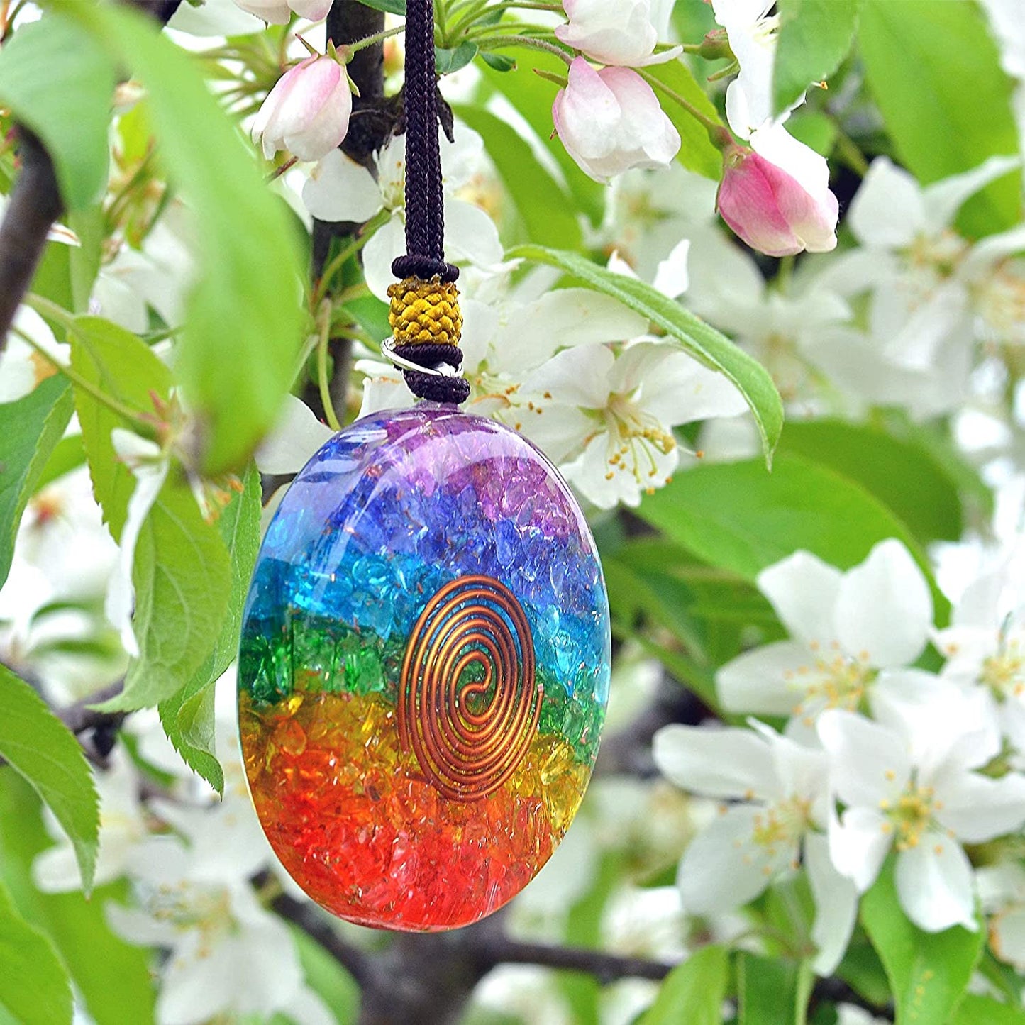 Powerful Sacred Healing Orgone Chakra Necklace