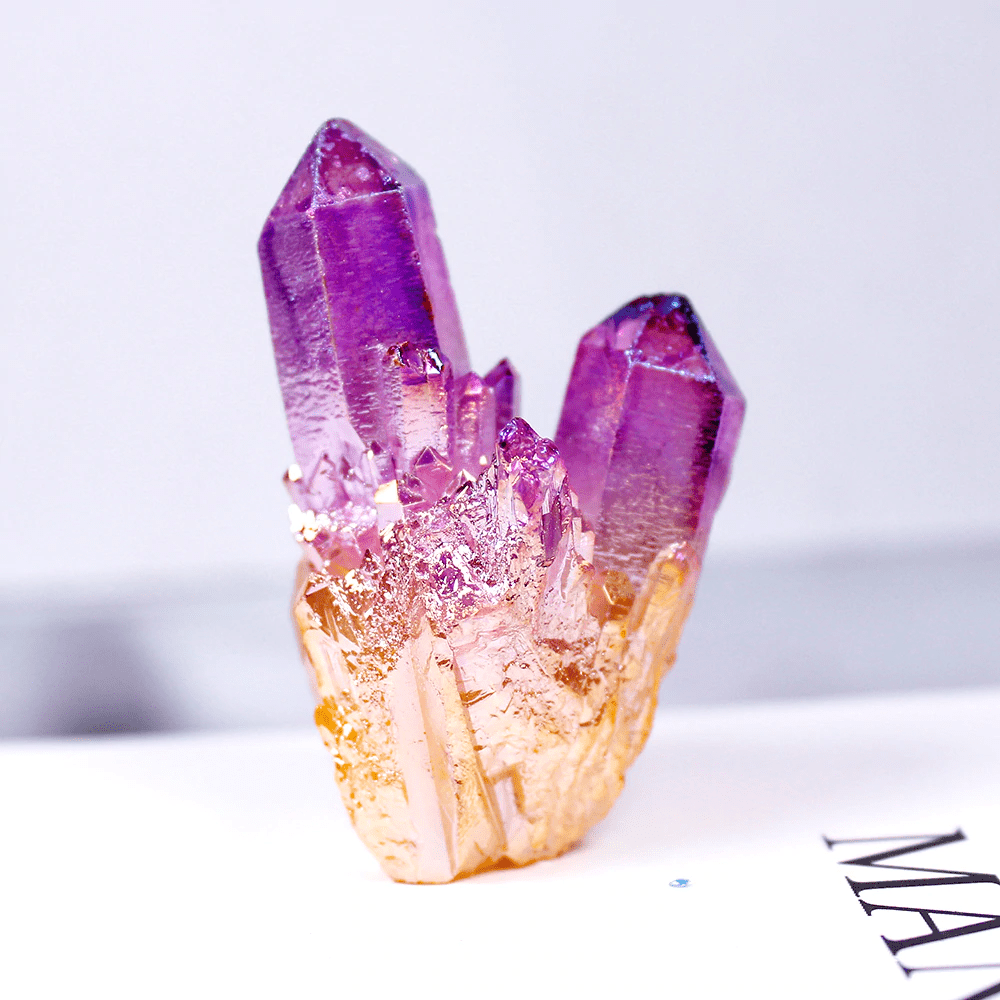 Aura Quartz Colorful Clusters