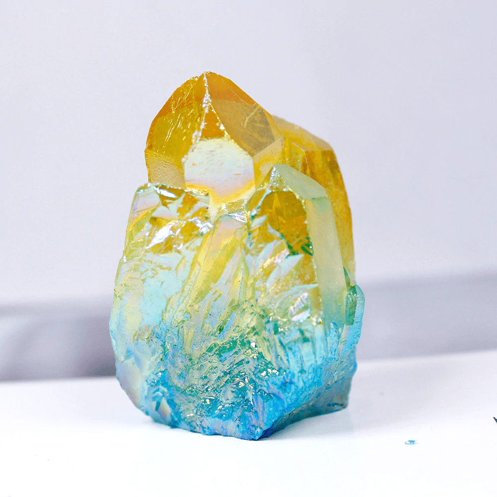 Aura Quartz Colorful Clusters