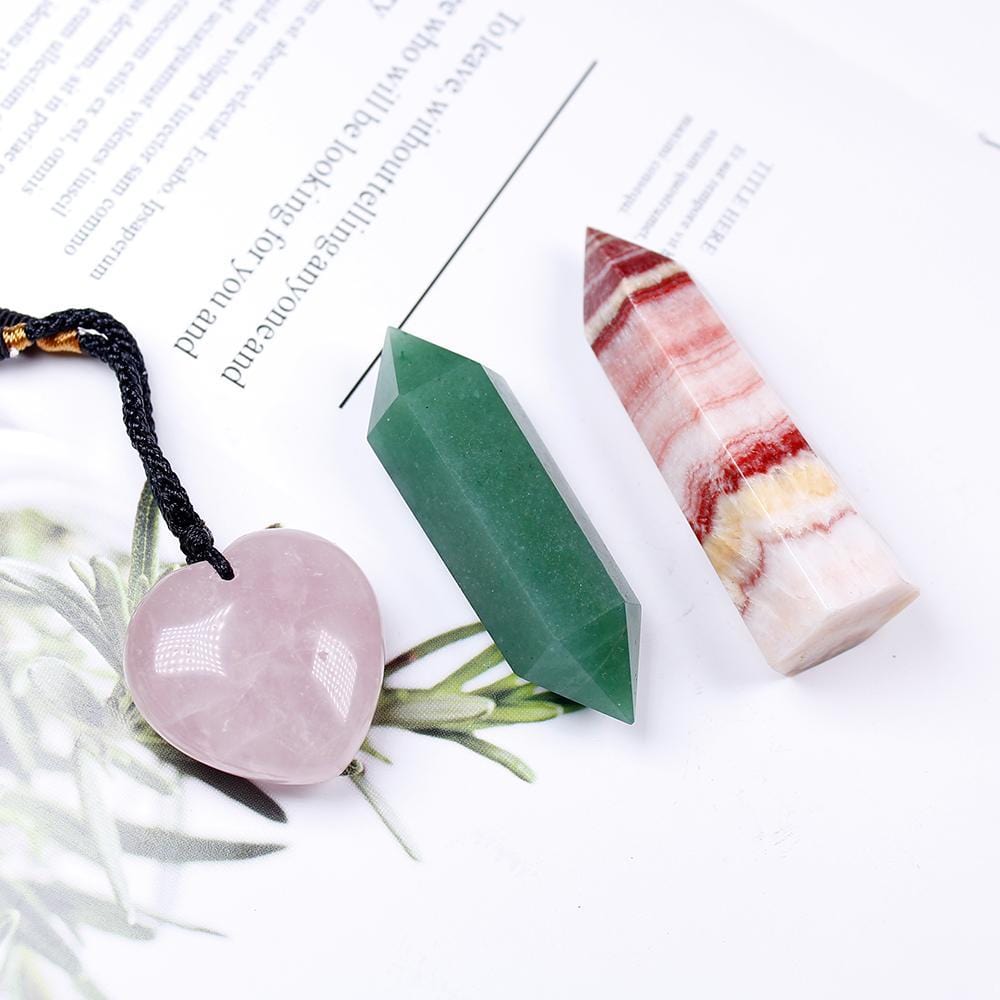 Heart Chakra Crystal Set