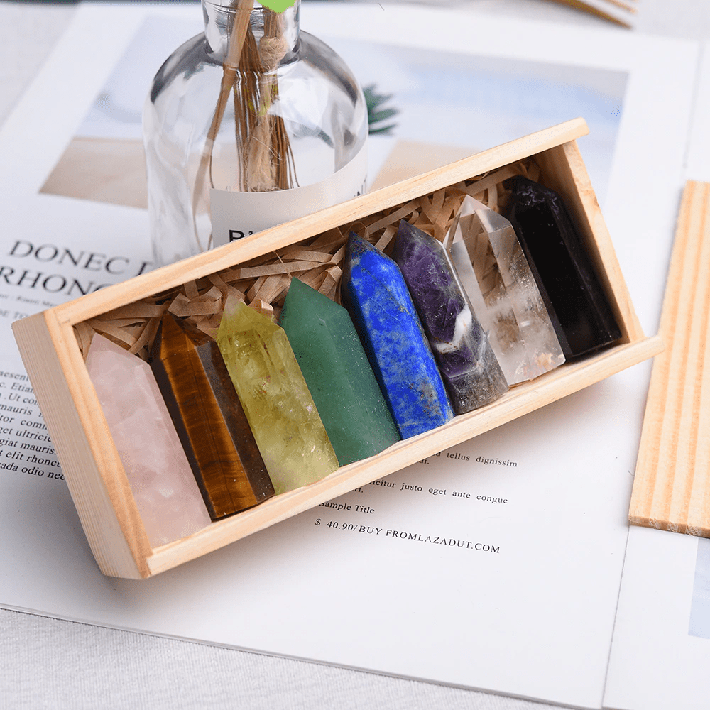 Rainbow Crystal Points Collection Vol. I  - 8 pc.