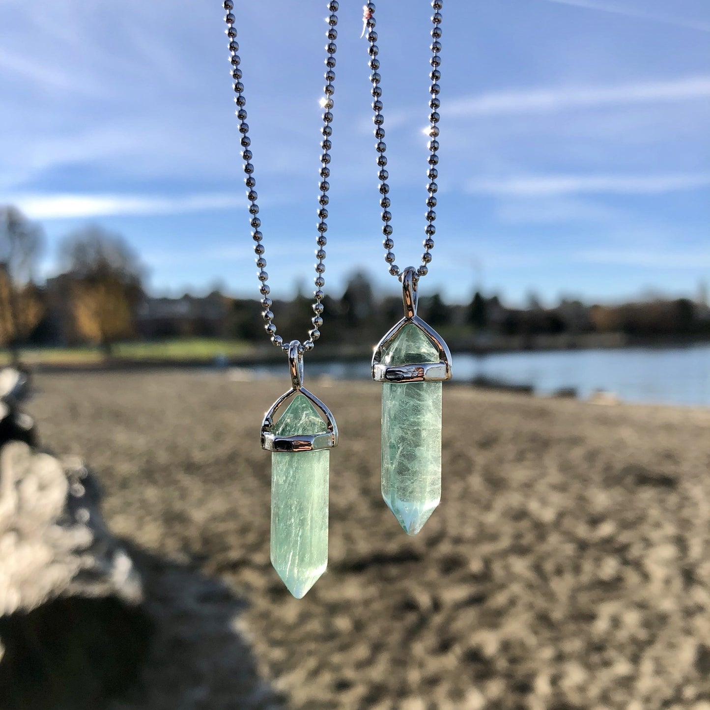 Green Fluorite Pendant