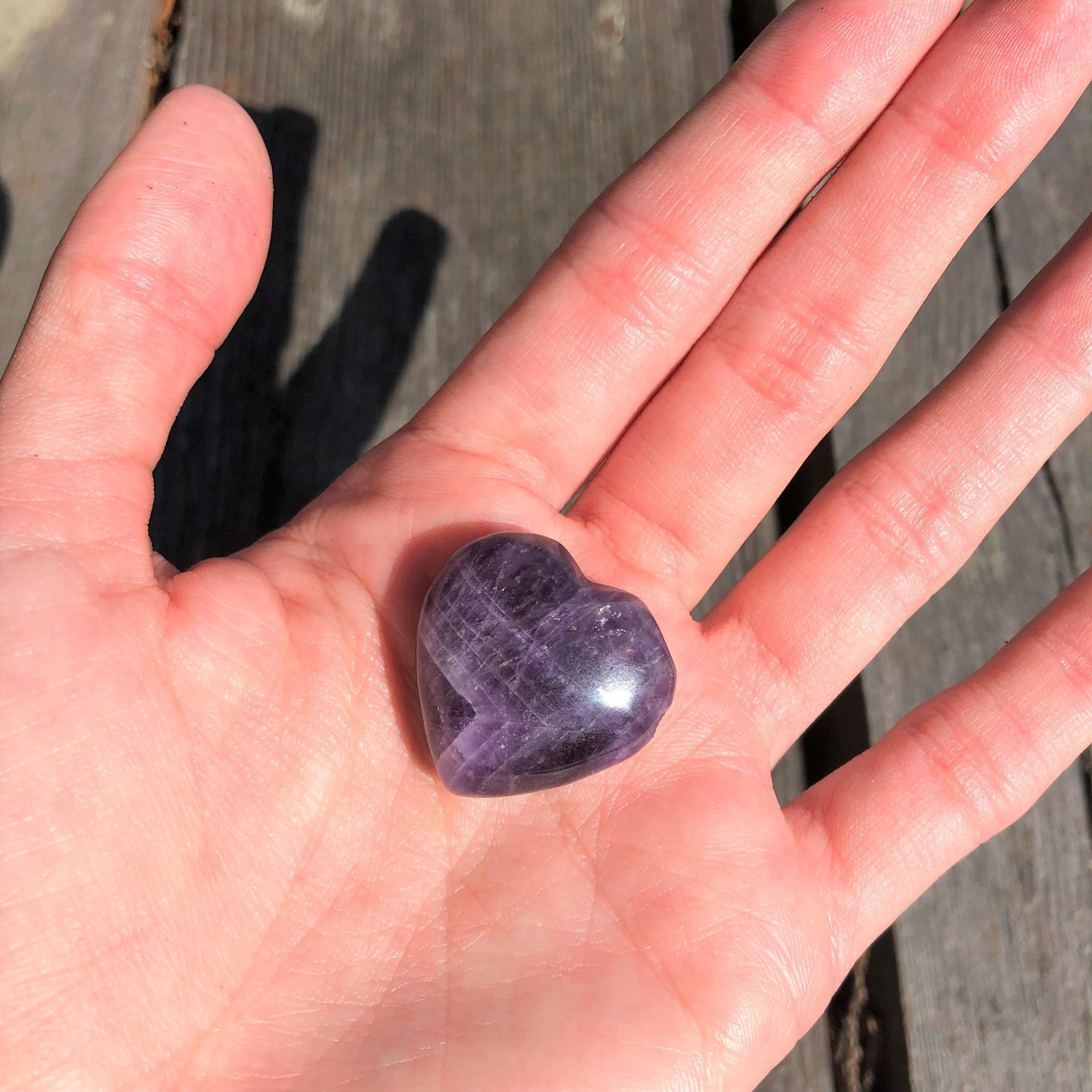 Polished Crystal Hearts