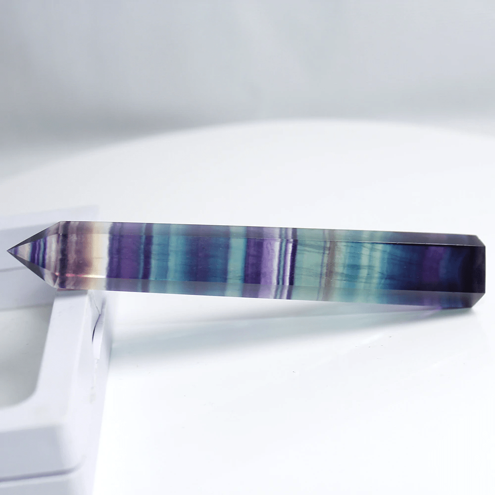 Rainbow Fluorite Points