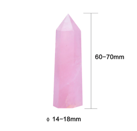 Rose Quartz Point  4-7cm