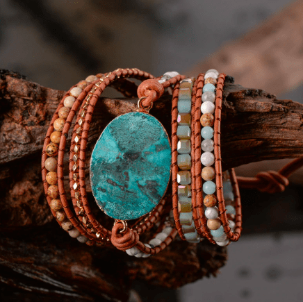 Healing Ocean Jasper Stone Bracelet