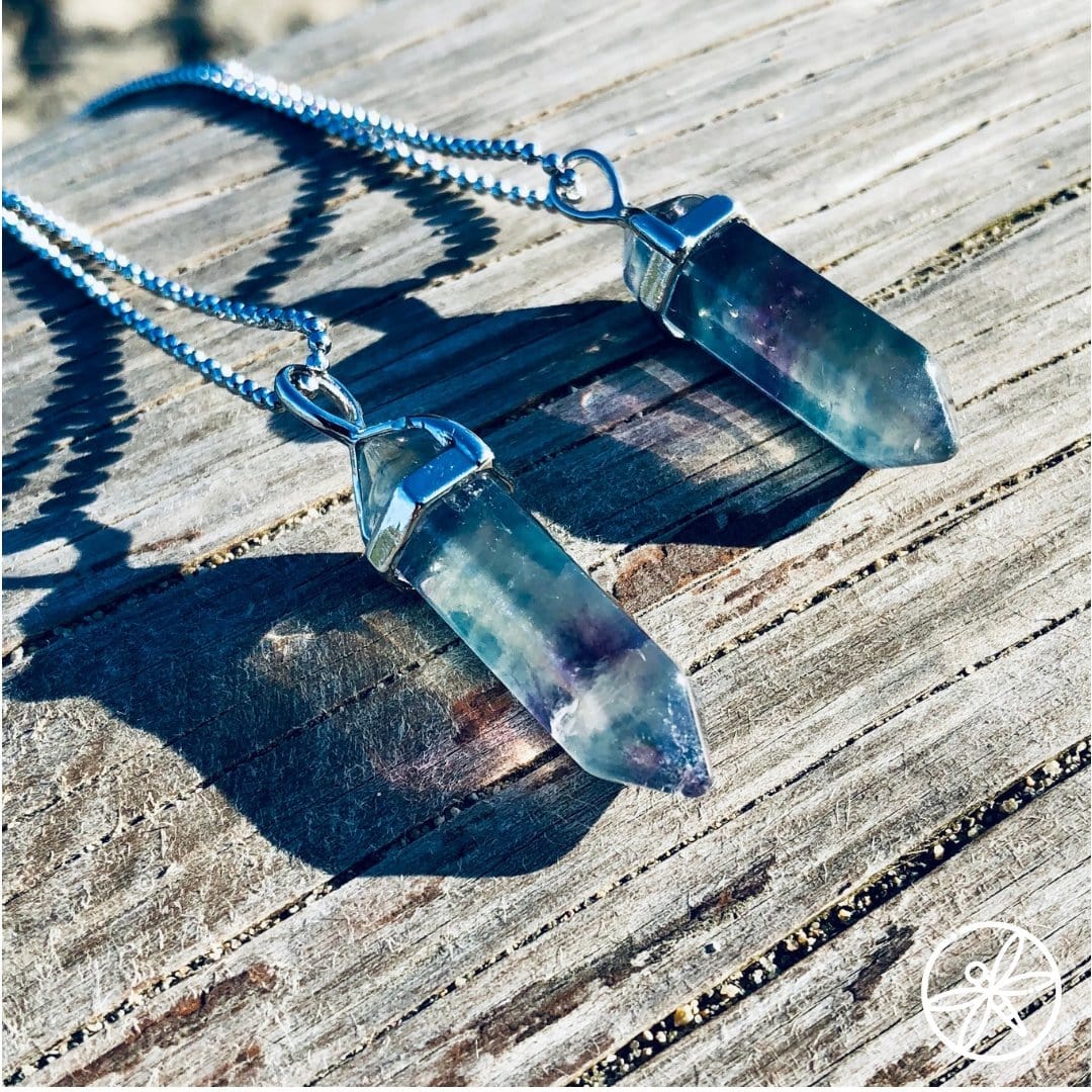 Rainbow Fluorite Pendant