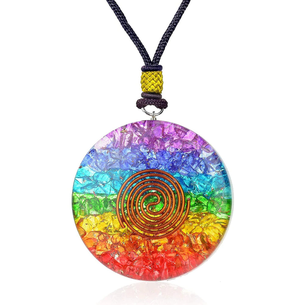 Powerful Sacred Healing Orgone Chakra Necklace