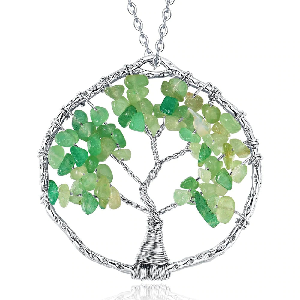 Tree Of Life Quartz Necklace