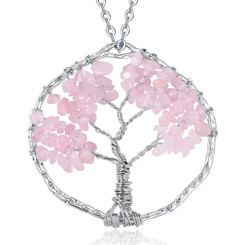 Tree Of Life Quartz Necklace