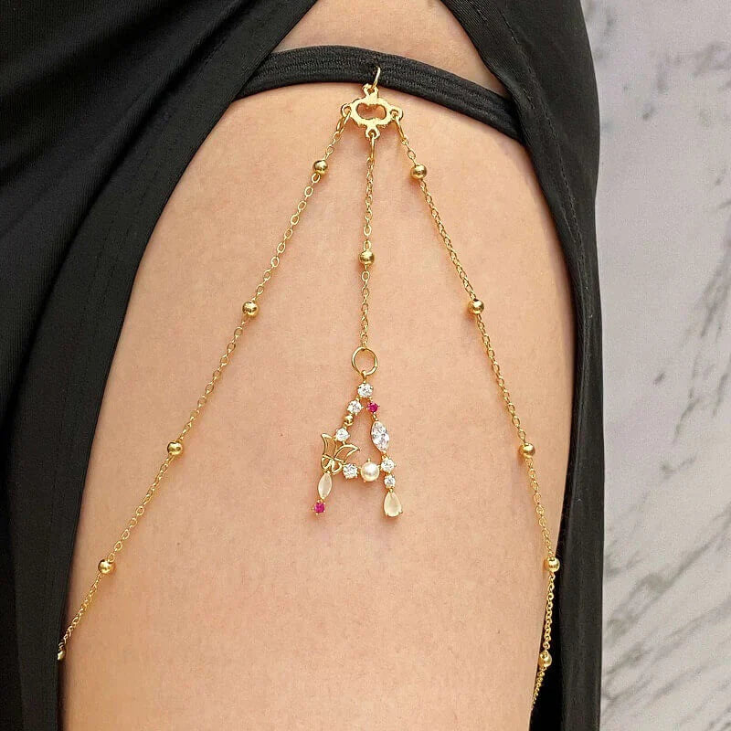 Diamond Initial Leg Chain™