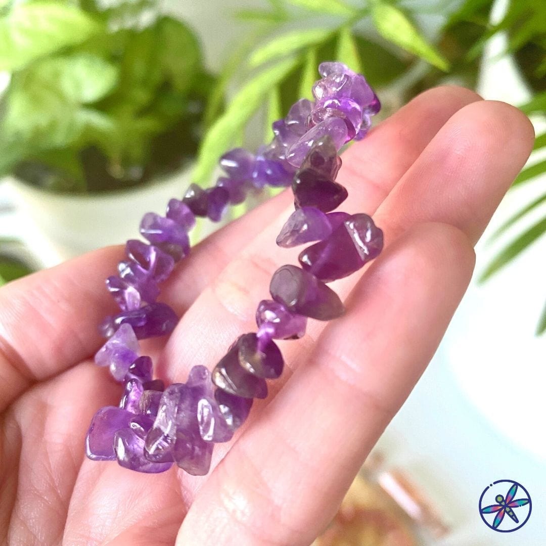 Amethyst Chips Bracelet