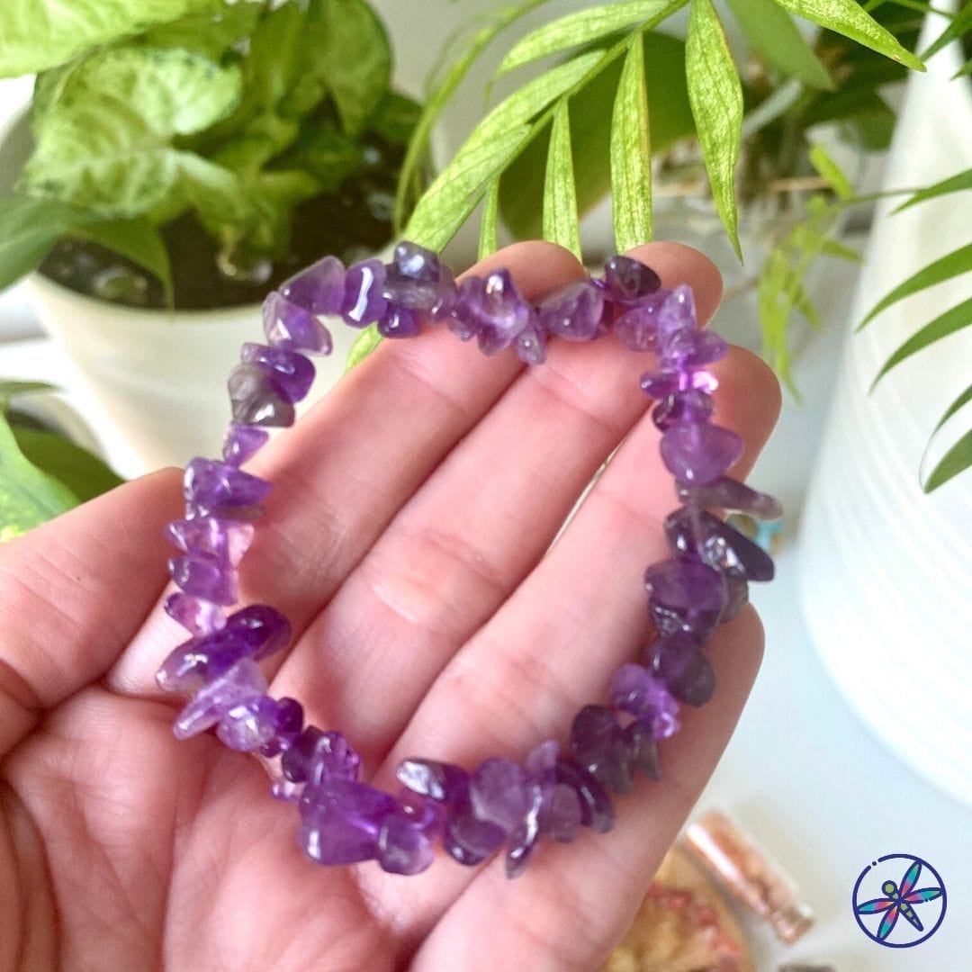 Amethyst Chips Bracelet