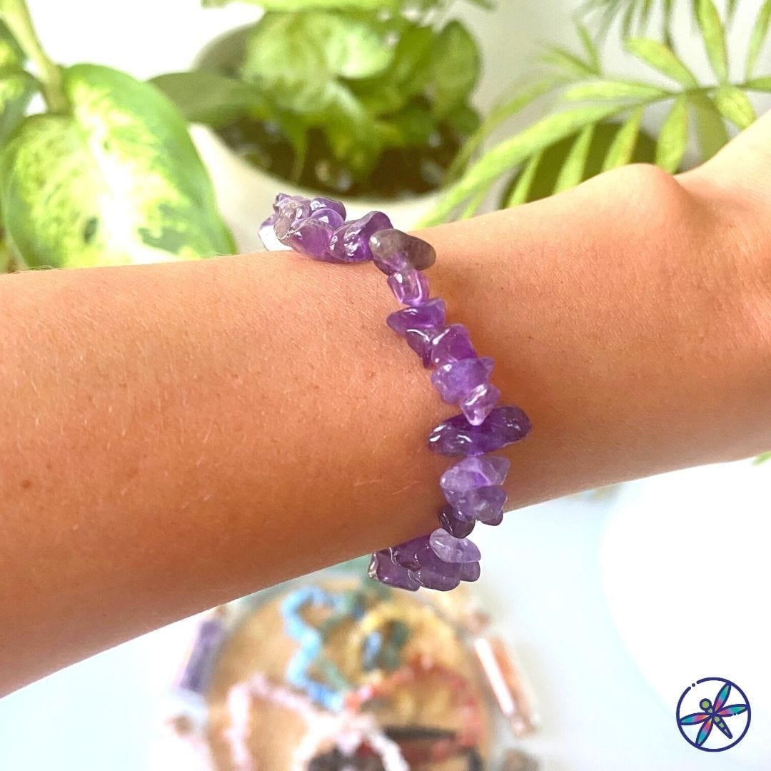 Amethyst Chips Bracelet