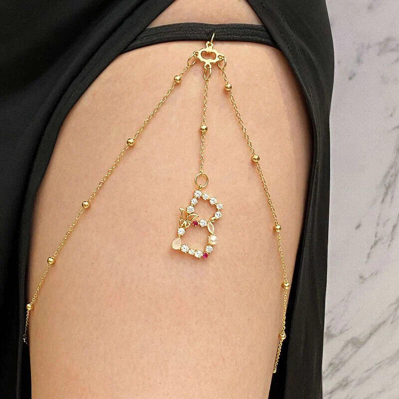 Diamond Initial Leg Chain™