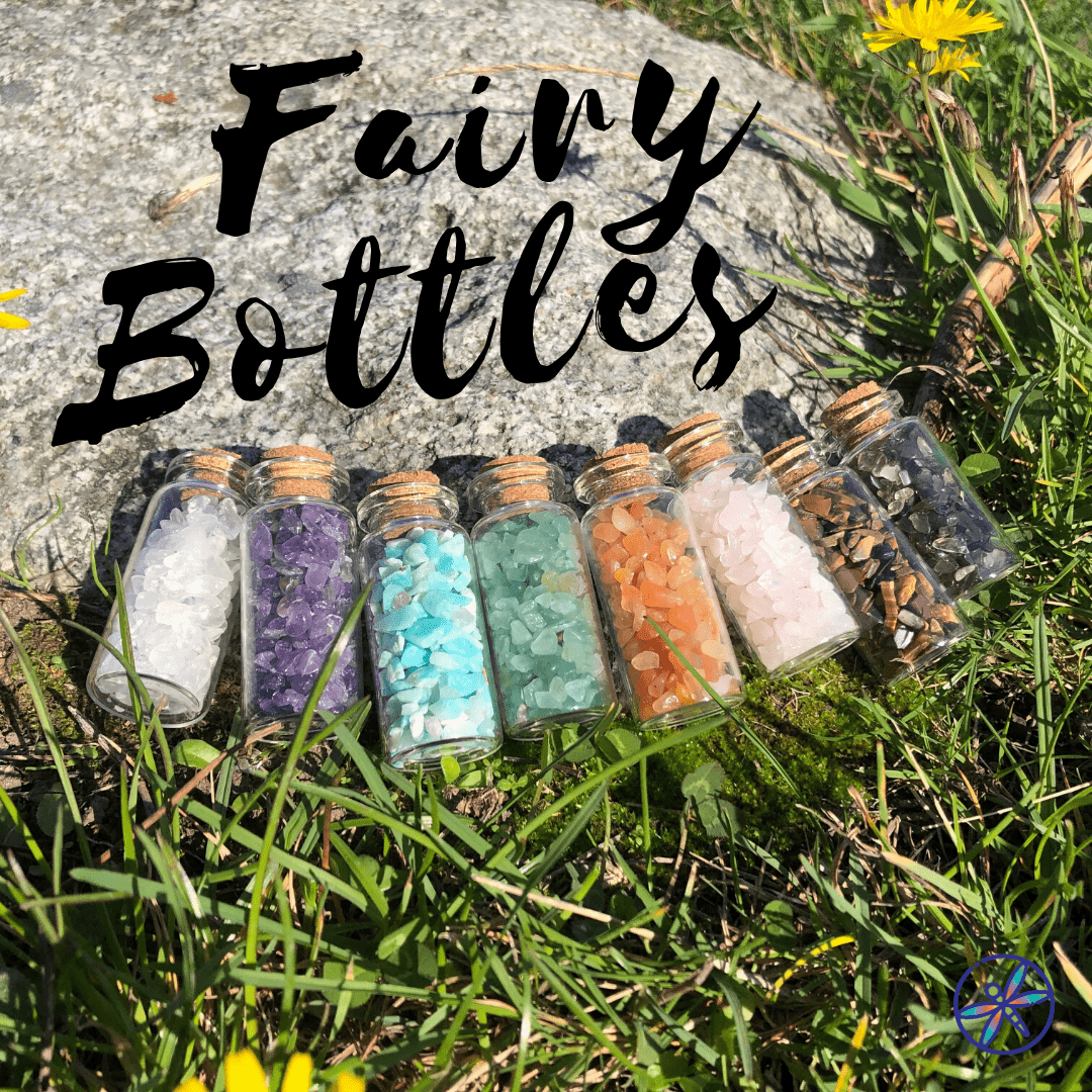 8 Fairy Bottles Crystal Set