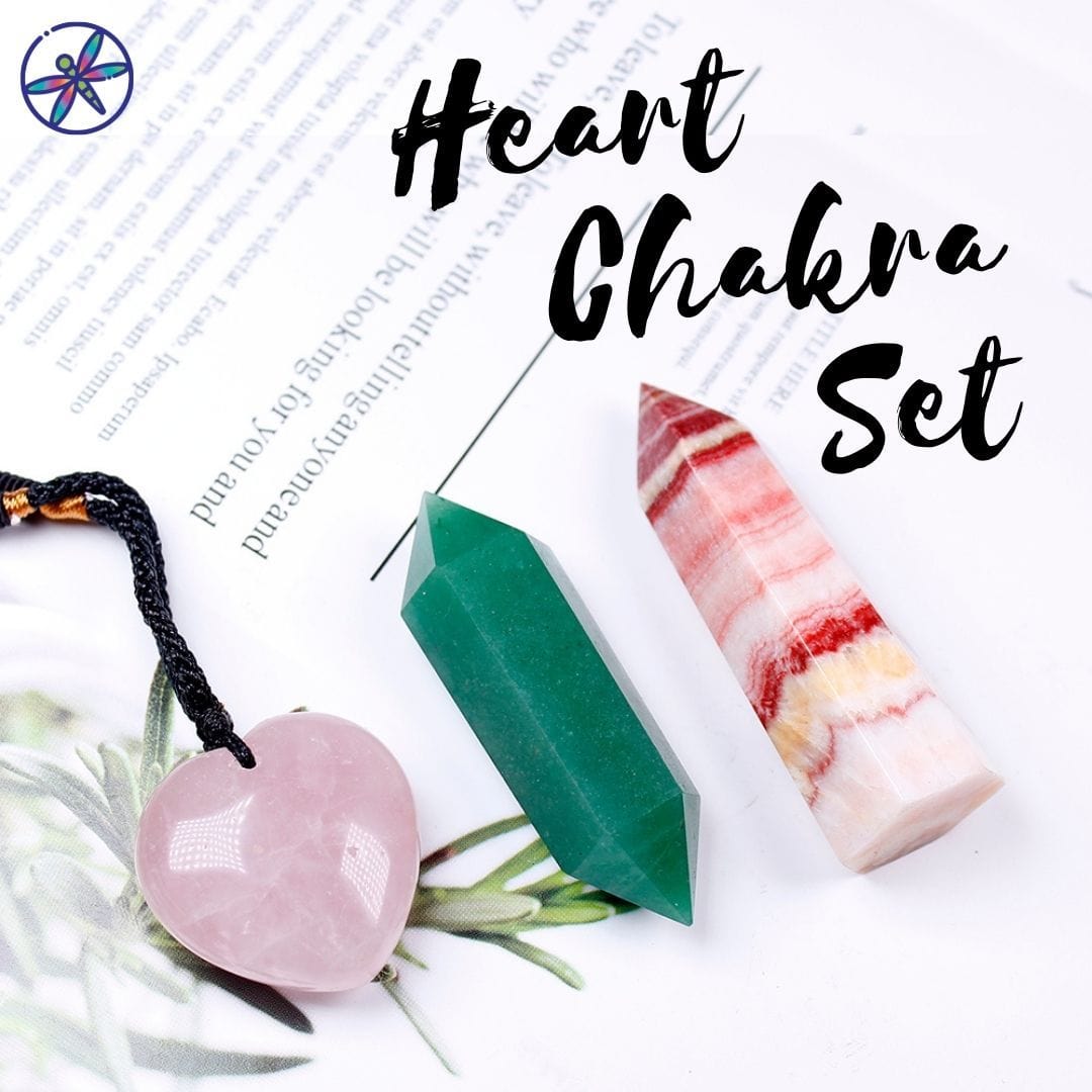 Heart Chakra Crystal Set