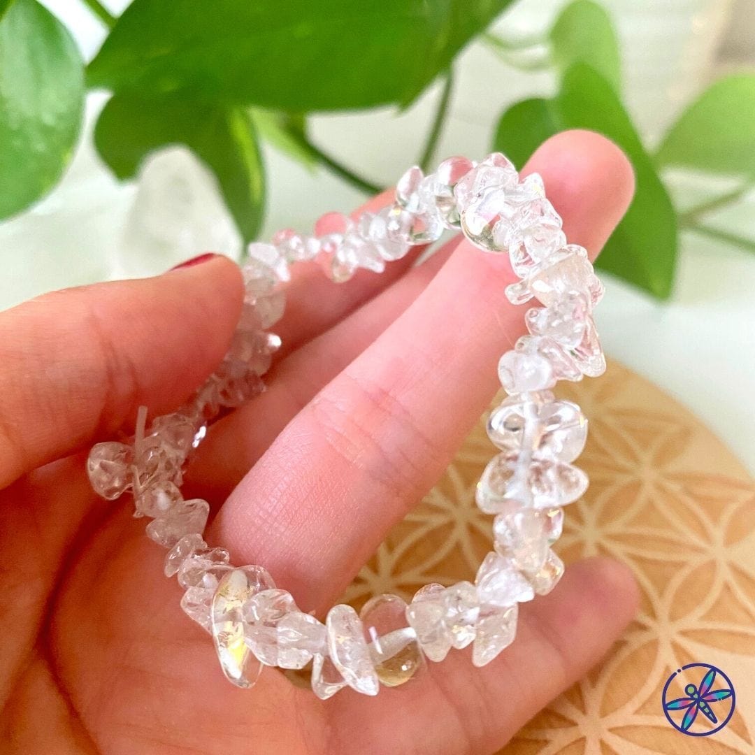 Clear Quartz Chips Bracelet