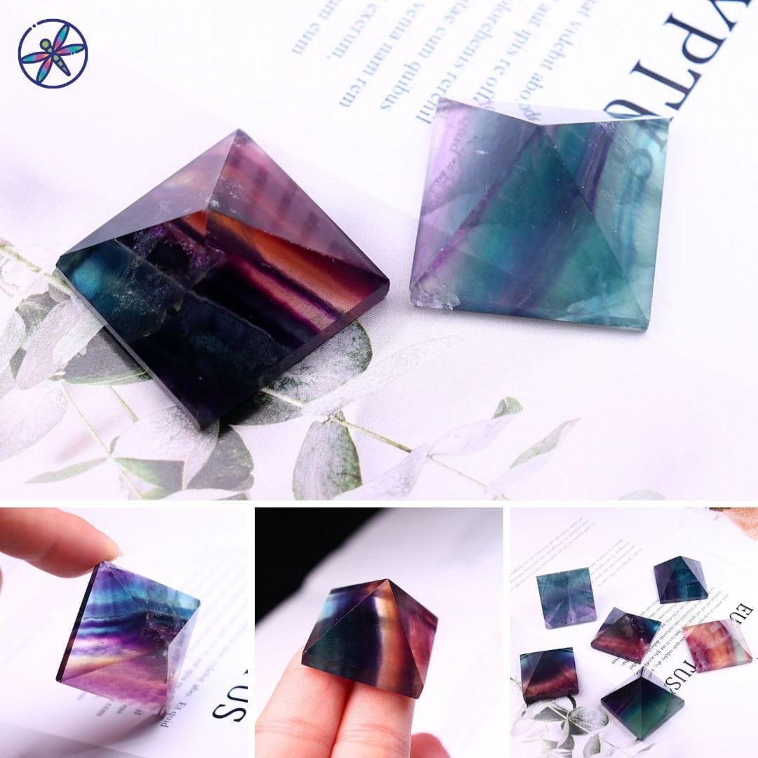 Fluorite Pyramid - Small