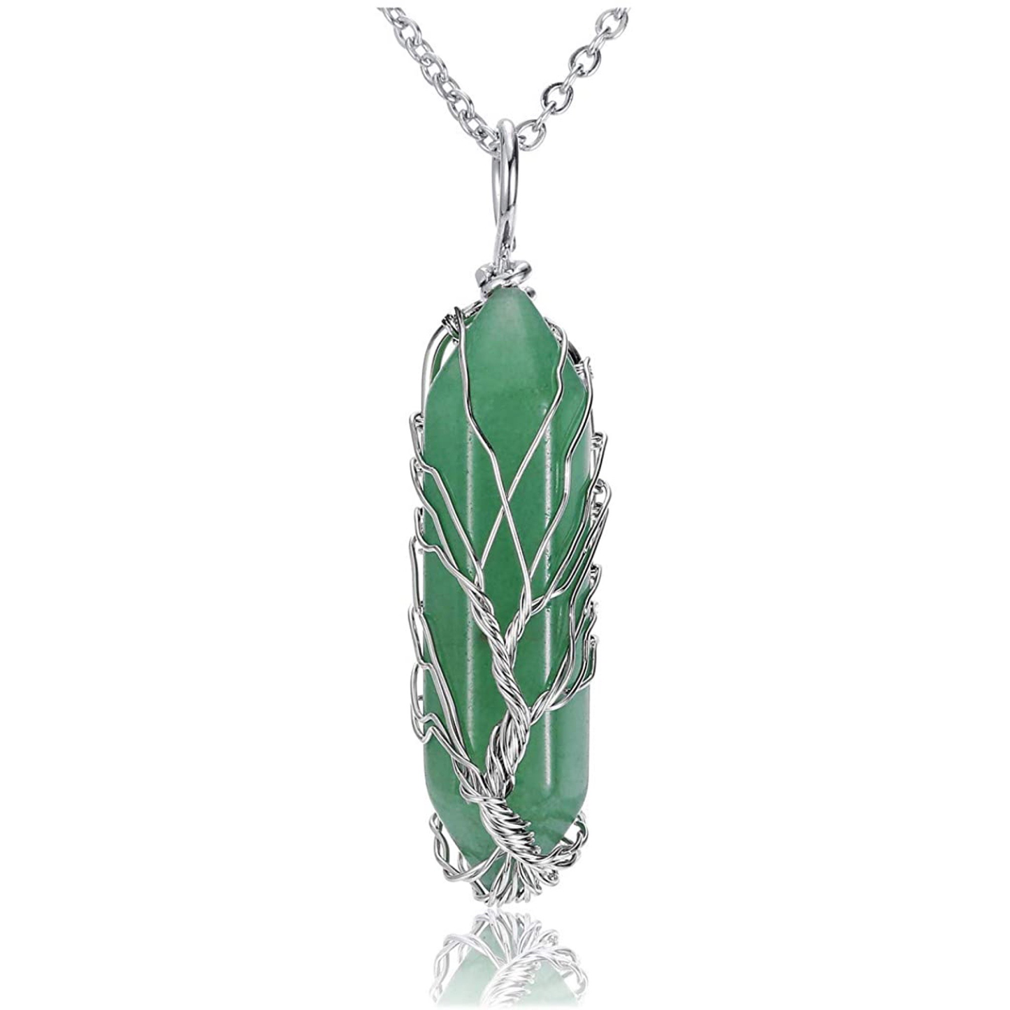 Tree of Life Wrapped Pendant Necklace