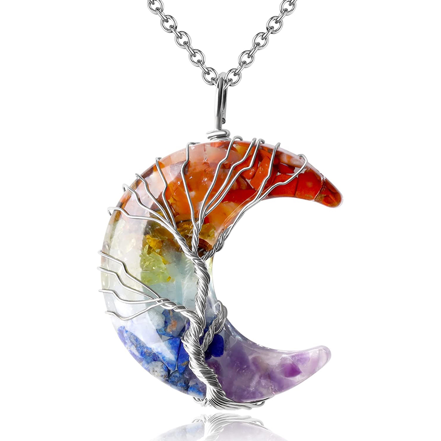 Moon Gemstone Necklace