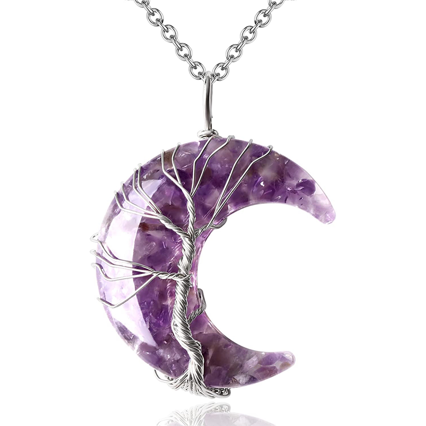 Moon Gemstone Necklace