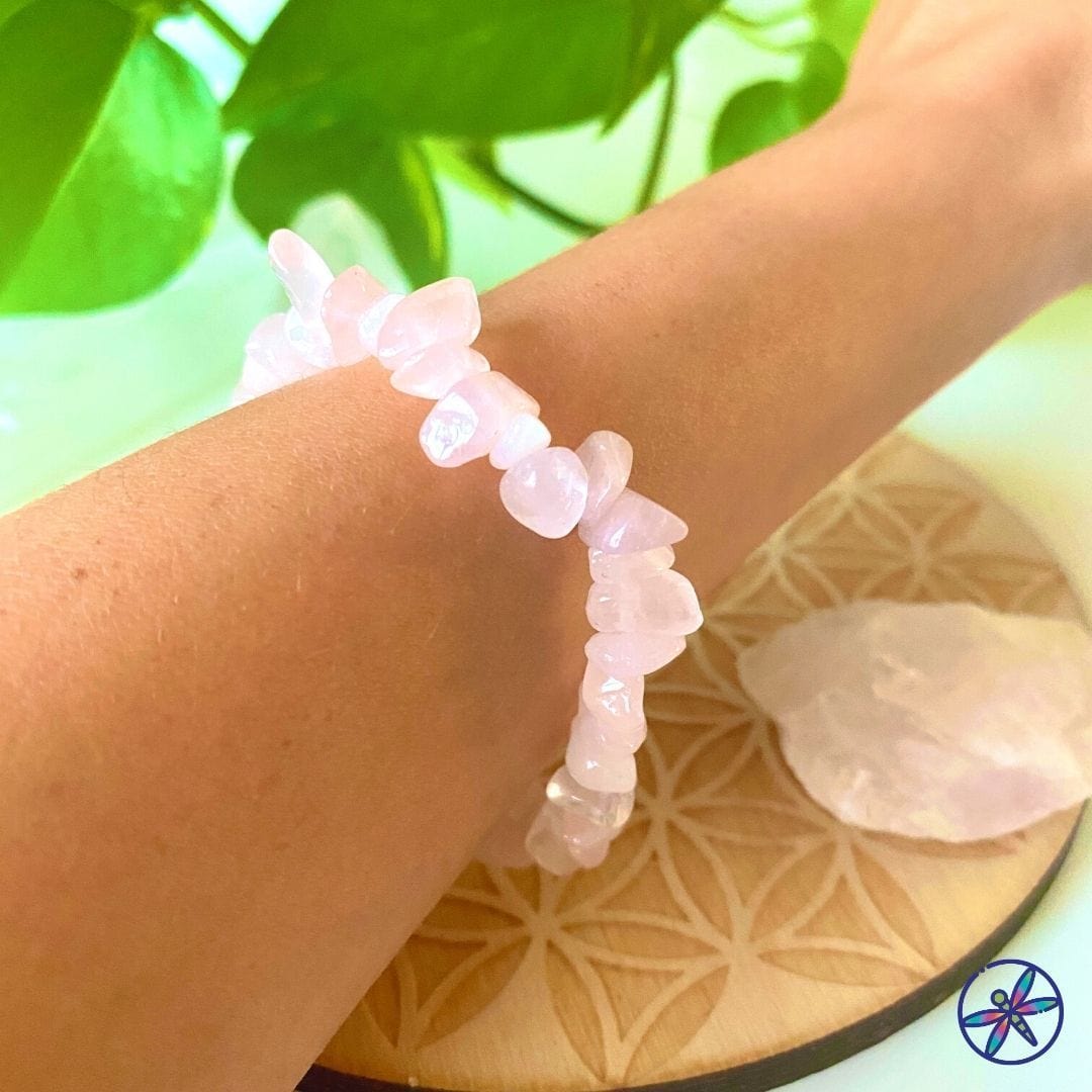 Rose Quartz Chips Bracelet