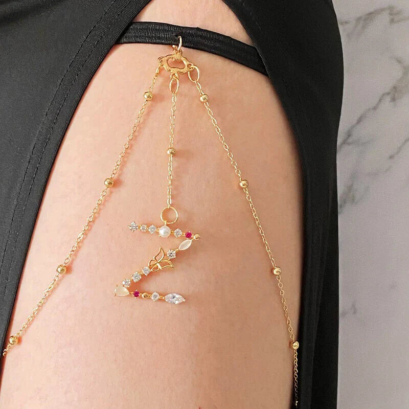 Diamond Initial Leg Chain™